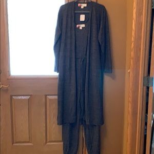 Free people jumpsuit with cardigan size M NWT